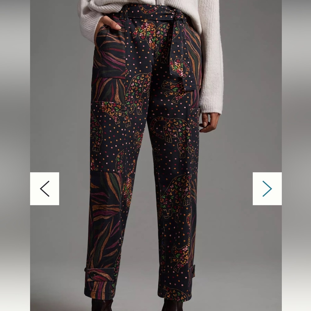 Farm Rio Tie-Waist Pants